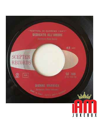 Der Liebe gewidmet [Dionne Warwick] – Vinyl 7", 45 RPM [product.brand] 1 - Shop I'm Jukebox 