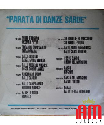 "Parata Di Danze Sarde" Passu Sardo Ballo Del Marghine [Pietro Porcu] - Vinyl 7", 45 RPM [product.brand] 1 - Shop I'm Jukebox 