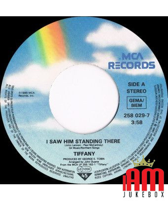 I Saw Him Standing There [Tiffany] - Vinyl 7", Single, 45 RPM [product.brand] 1 - Shop I'm Jukebox 