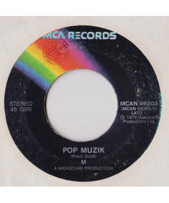 Pop Muzik [M (2)] – Vinyl 7", 45 RPM, Single [product.brand] 1 - Shop I'm Jukebox 