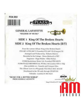 King Of The Broken Hearts [General Lafayette] - Vinyl 7" [product.brand] 1 - Shop I'm Jukebox 