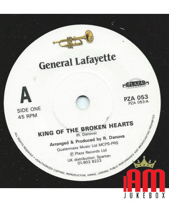 King Of The Broken Hearts [General Lafayette] - Vinyl 7" [product.brand] 1 - Shop I'm Jukebox 