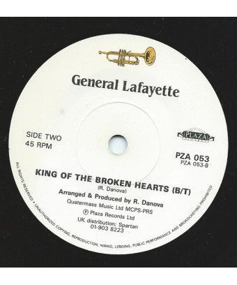 King Of The Broken Hearts [General Lafayette] - Vinyl 7" [product.brand] 1 - Shop I'm Jukebox 