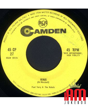 Lonely Boy Venus [Paul Terry (5),...] - Vinyl 7", 45 RPM [product.brand] 1 - Shop I'm Jukebox 