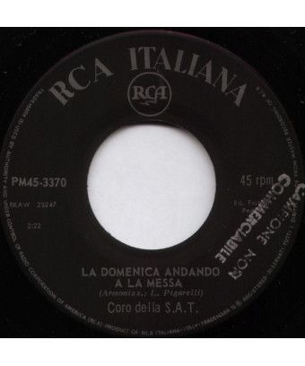 Dimanche, je vais à la messe Ta-pum [Coro Della SAT] - Vinyl 7", 45 RPM [product.brand] 1 - Shop I'm Jukebox 