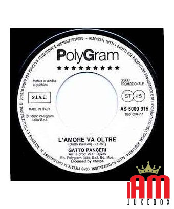 Me Gusta Il Movimento L'Amore Va Oltre [Jo Squillo,...] - Vinyl 7", 45 RPM, Promo [product.brand] 1 - Shop I'm Jukebox 