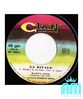 La Rivale [Katty Line] - Vinyle 7", 45 TR/MIN [product.brand] 1 - Shop I'm Jukebox 