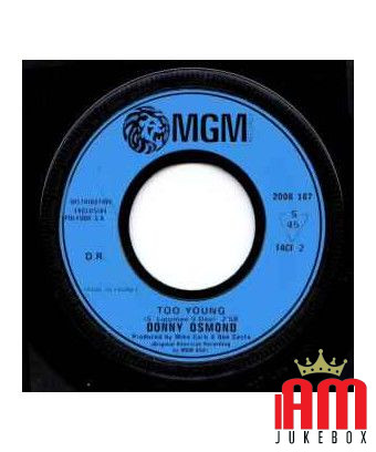 Puppy Love Too Young [Donny Osmond] - Vinyl 7", Single [product.brand] 1 - Shop I'm Jukebox 