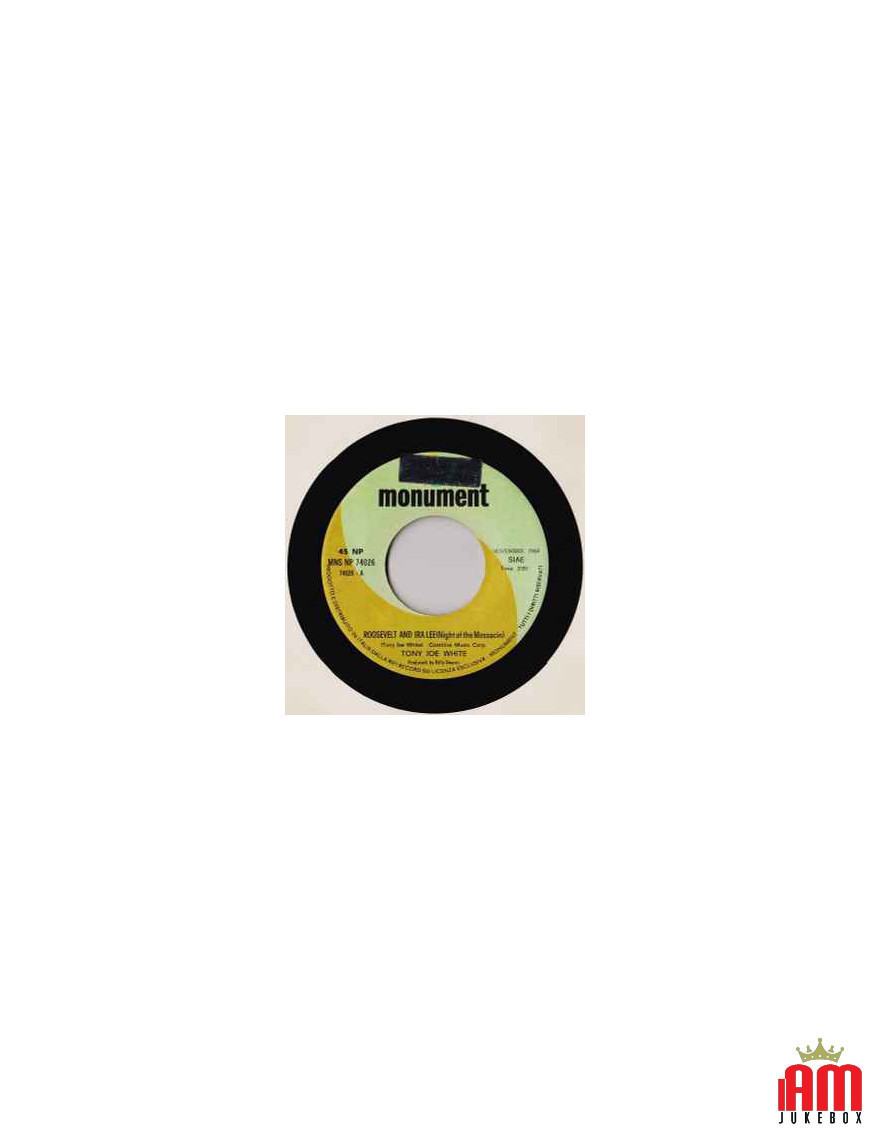 Roosevelt und Ira Lee (Night Of The Mossacin) [Tony Joe White] – Vinyl 7", 45 RPM [product.brand] 1 - Shop I'm Jukebox 