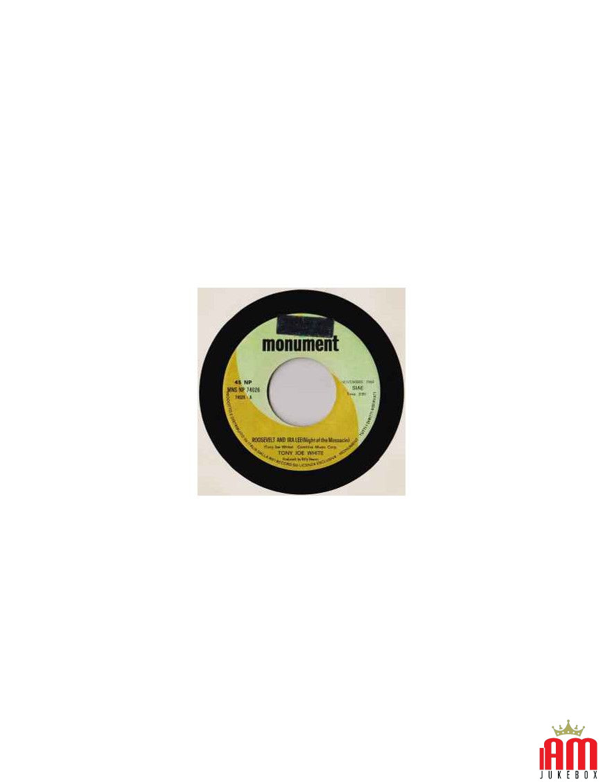 Roosevelt And Ira Lee (Night Of The Mossacin) [Tony Joe White] - Vinyl 7", 45 RPM [product.brand] 1 - Shop I'm Jukebox 