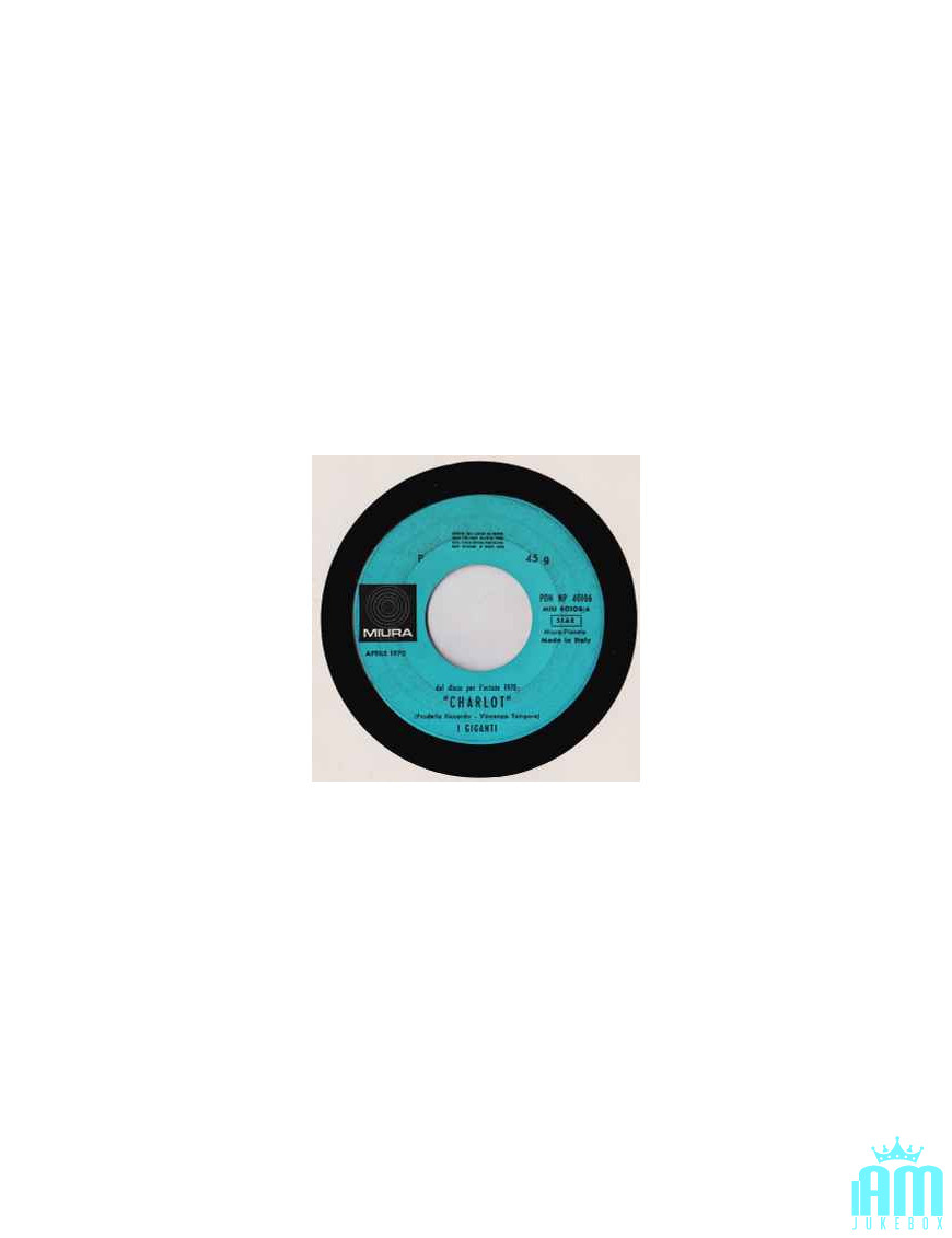 Charlot I Want to Be a Monkey [I Giganti] – Vinyl 7", 45 RPM [product.brand] 1 - Shop I'm Jukebox 