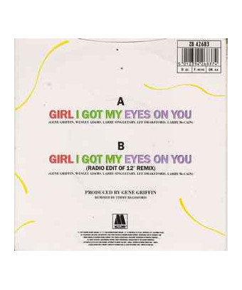 Girl I Got My Eyes On You [Today] - Vinyl 7", 45 RPM, Promo, Stereo [product.brand] 1 - Shop I'm Jukebox 