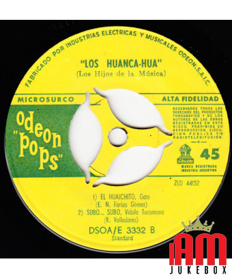 El Borrachito [Los Huanca Hua] - Vinyl 7", 45 RPM, EP, Mono [product.brand] 1 - Shop I'm Jukebox 