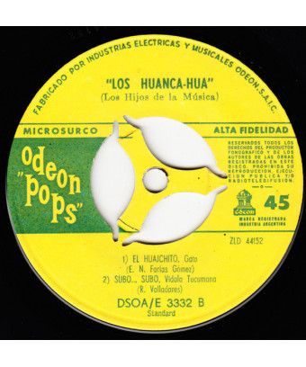 El Borrachito [Los Huanca Hua] – Vinyl 7", 45 RPM, EP, Mono [product.brand] 1 - Shop I'm Jukebox 