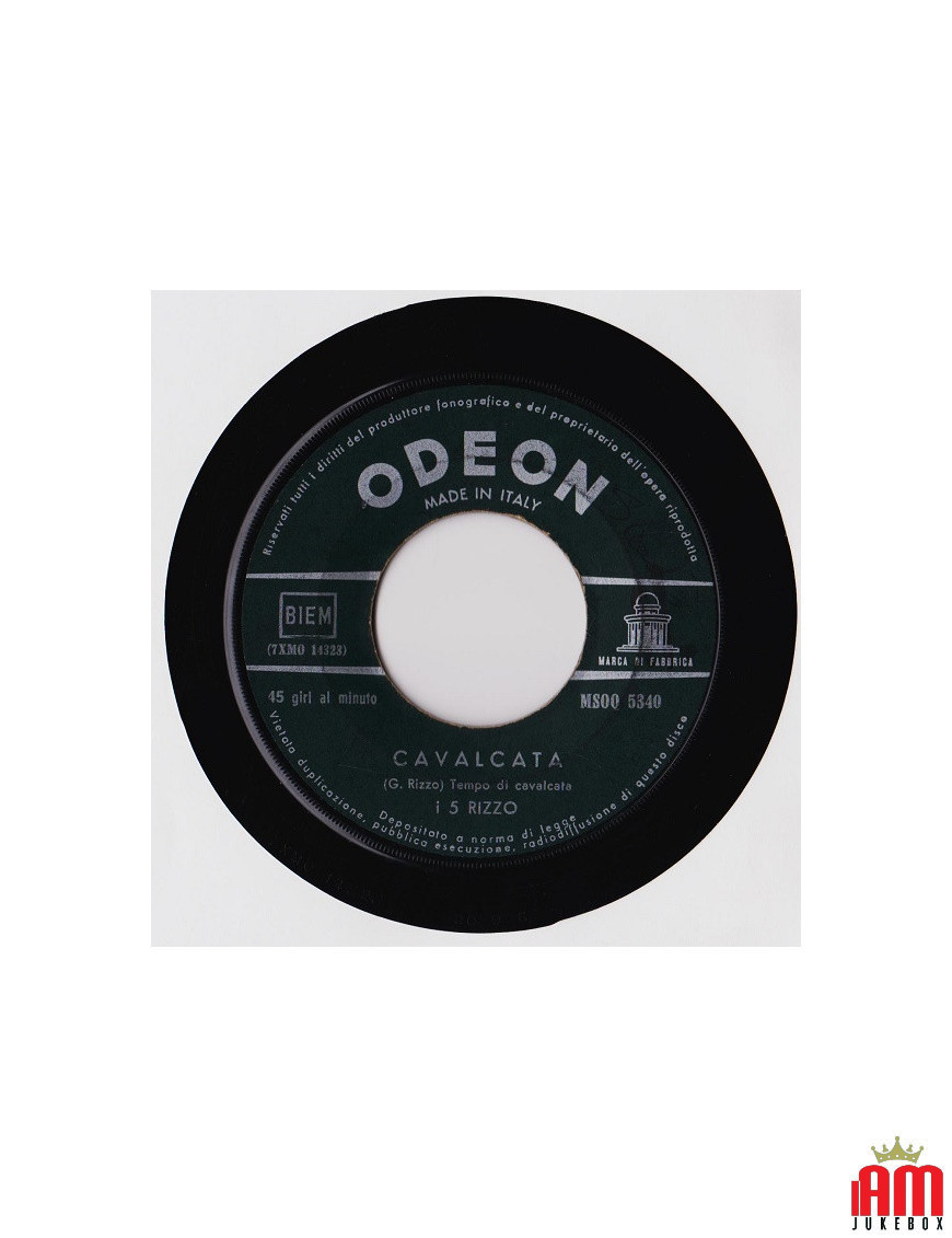 Cavalcata [I 5 Rizzo] - Vinyle 7", 45 TR/MIN