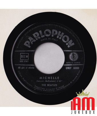 Courez pour votre vie Michelle [The Beatles] - Vinyle 7", 45 tours [product.brand] 1 - Shop I'm Jukebox 