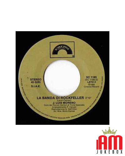 Die Rockfeller Band [Jose Luis Moreno,...] - Vinyl 7, 45 RPM [product.brand] 1 - Shop I'm Jukebox 