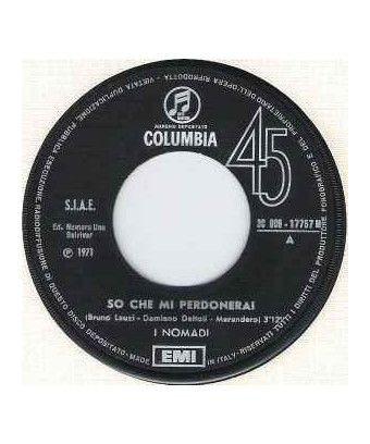 So Che Mi Perdonerai [Nomadi] - Vinyl 7", 45 RPM [product.brand] 1 - Shop I'm Jukebox 