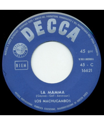La Mamma [Los Machucambos] – Vinyl 7", 45 RPM