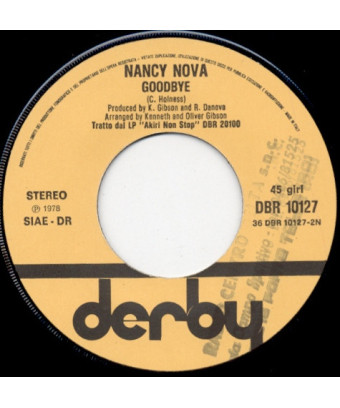 Akiri Non Stop [Nancy Nova] – Vinyl 7", 45 RPM [product.brand] 1 - Shop I'm Jukebox 