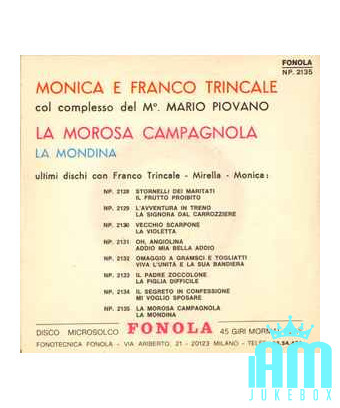 La Morosa Campagnola La Mondina [Franco Trincale,...] - Vinyl 7", 45 RPM [product.brand] 1 - Shop I'm Jukebox 