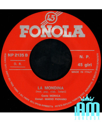 La Morosa Campagnola La Mondina [Franco Trincale,...] - Vinyle 7", 45 Tours [product.brand] 1 - Shop I'm Jukebox 