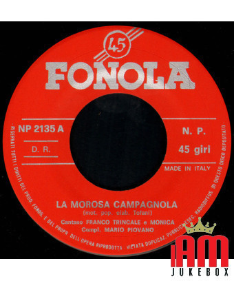 La Morosa Campagnola La Mondina [Franco Trincale,...] – Vinyl 7", 45 RPM [product.brand] 1 - Shop I'm Jukebox 