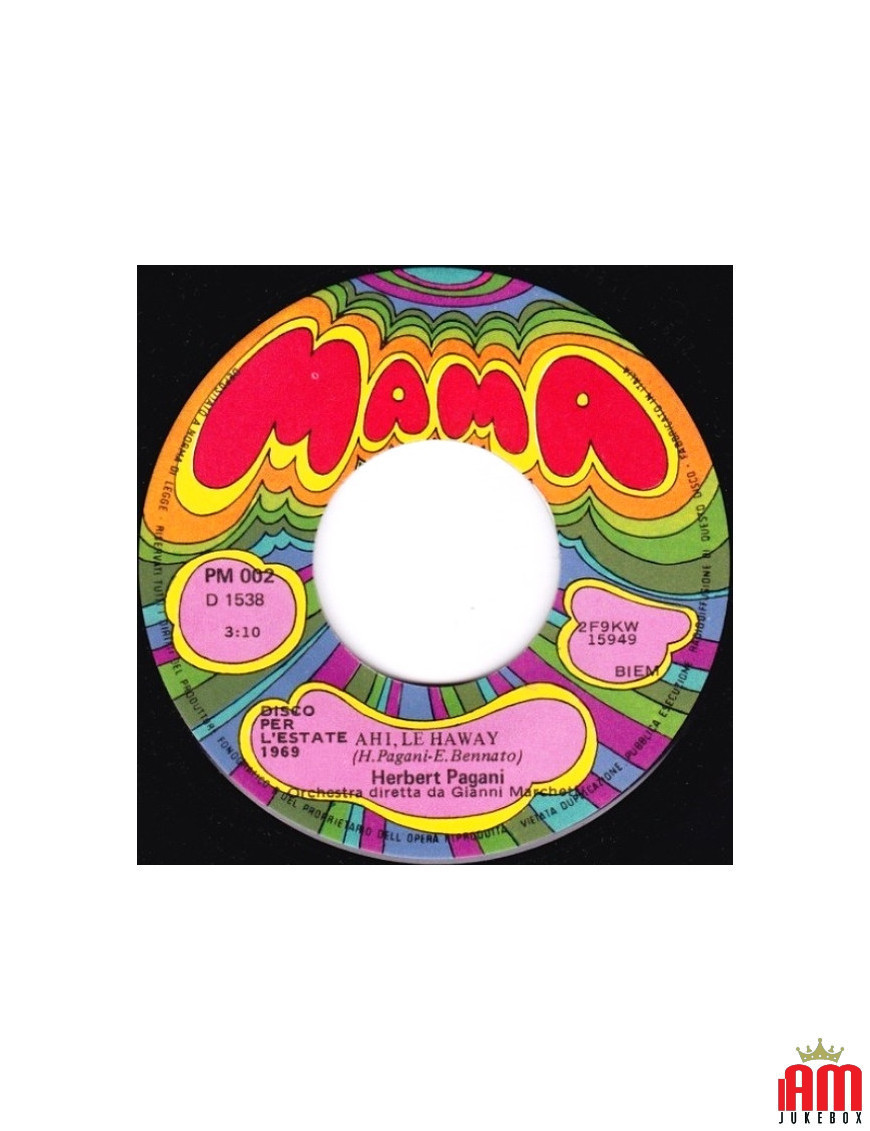 Ouch, Le Haway [Herbert Pagani] - Vinyl 7", 45 RPM [product.brand] 1 - Shop I'm Jukebox 