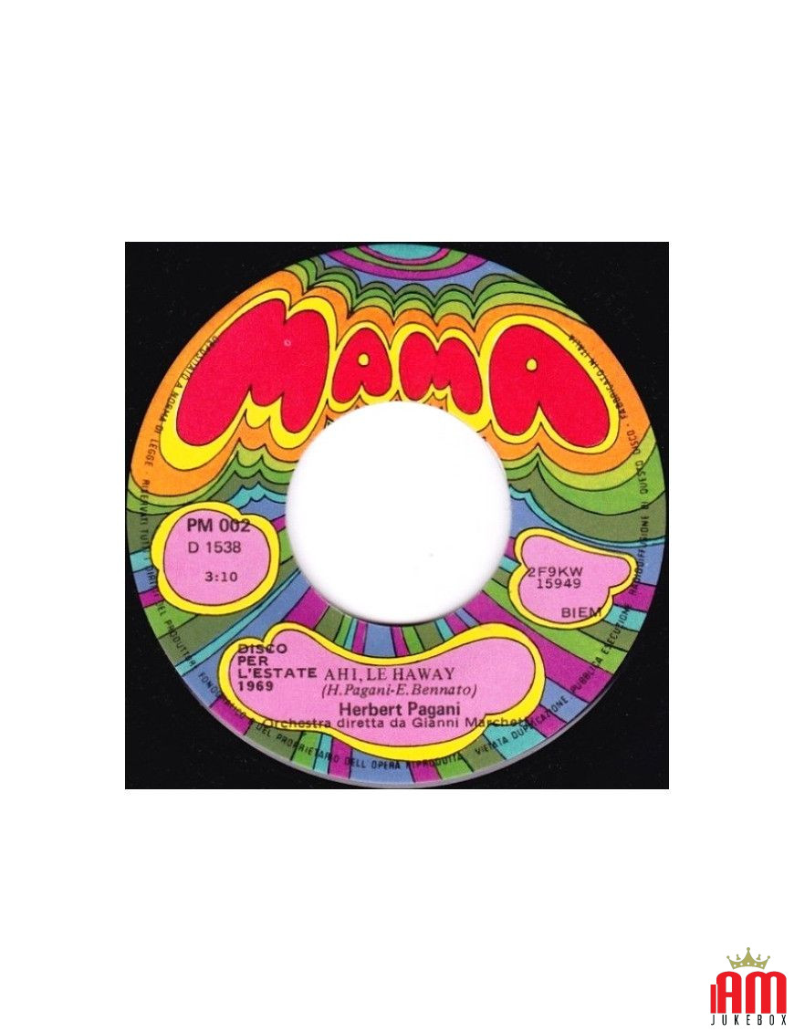 Ahi, Le Haway [Herbert Pagani] - Vinyl 7", 45 RPM [product.brand] 1 - Shop I'm Jukebox 