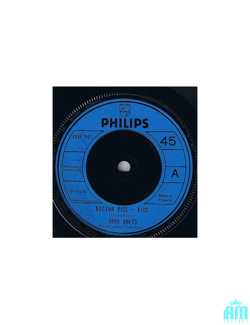Doctor Kiss Kiss [5000 Volts] – Vinyl 7", 45 RPM, Single [product.brand] 1 - Shop I'm Jukebox 