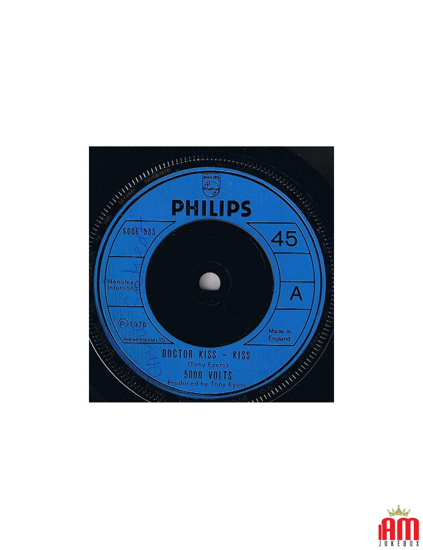 Doctor Kiss Kiss [5000 Volts] - Vinyle 7", 45 tr/min, Single