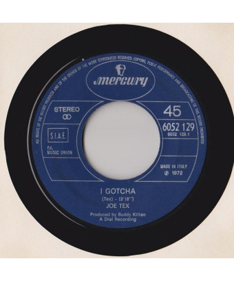 I Gotcha [Joe Tex] – Vinyl 7", 45 RPM, Single [product.brand] 1 - Shop I'm Jukebox 