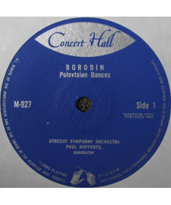 Danses polovtsiennes [Alexander Borodin,...] - Vinyl 7", 33 ? RPM, Mono