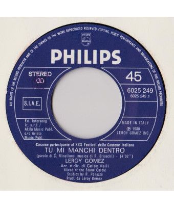 Tu me manques à l'intérieur [Leroy Gomez] - Vinyl 7", 45 RPM, Single [product.brand] 1 - Shop I'm Jukebox 