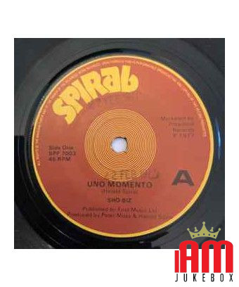 Uno Momento [Sho-Biz] - Vinyl 7", 45 RPM, Promo [product.brand] 1 - Shop I'm Jukebox 