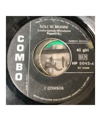 Alone You Die Little Girl [I Combos] – Vinyl 7", 45 RPM [product.brand] 1 - Shop I'm Jukebox 