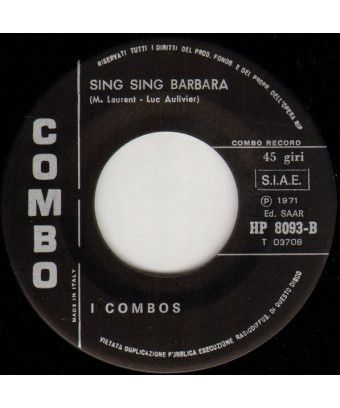 Sous les draps Sing Sing Barbara [I Combos] - Vinyle 7", 45 tr/min [product.brand] 1 - Shop I'm Jukebox 