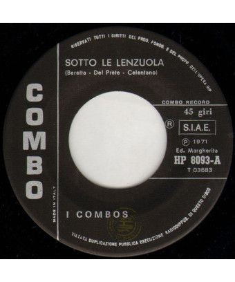 Under the Sheets Sing Sing Barbara [I Combos] – Vinyl 7", 45 RPM [product.brand] 1 - Shop I'm Jukebox 