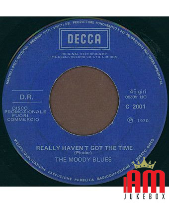 Fly Me High, je n'ai vraiment pas le temps [The Moody Blues] - Vinyl 7", 45 RPM, Promo [product.brand] 1 - Shop I'm Jukebox 