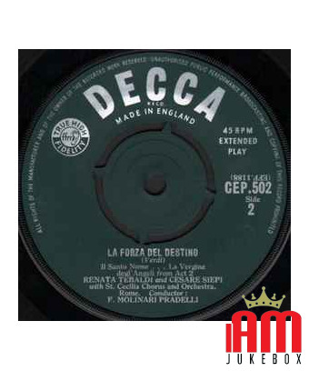 La Forza Del Destino [Giuseppe Verdi,...] - Vinyle 7", 45 RPM, EP