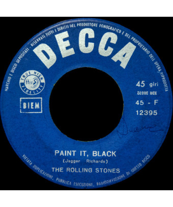 Paint It, Black [The Rolling Stones] - Vinyl 7", 45 RPM, Single