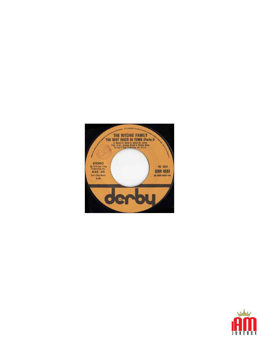 Die beste Disco der Stadt [The Ritchie Family] – Vinyl 7", 45 RPM, Single [product.brand] 1 - Shop I'm Jukebox 