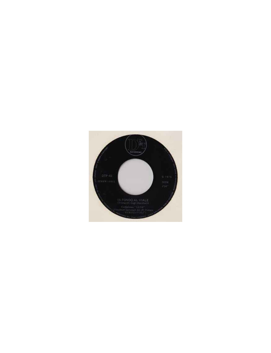 In Fondo Al Viale Laura (Dei Giorni Andati) [Gens] - Vinyl 7", 45 RPM [product.brand] 1 - Shop I'm Jukebox 