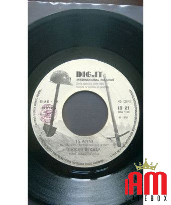 Midnight Love Affair 15 Anni [Tony Clement's Orchestra,...] - Vinyl 7", 45 RPM, Jukebox [product.brand] 1 - Shop I'm Jukebox 