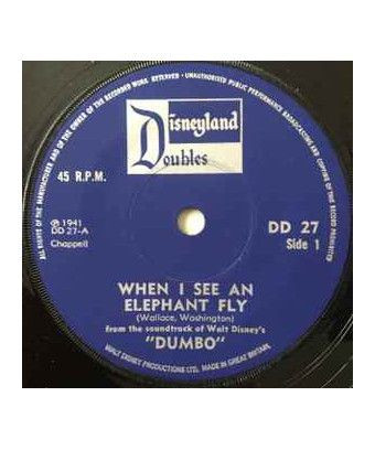 When I See An Elephant Fly Casey Junior [No Artist] – Vinyl 7", 45 RPM, Single [product.brand] 1 - Shop I'm Jukebox 