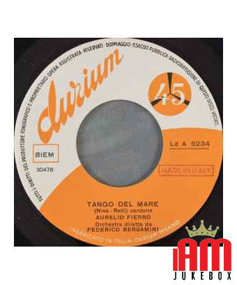 Tango Del Mare Reginella Campagnola [Aurelio Fierro] – Vinyl 7", 45 RPM [product.brand] 1 - Shop I'm Jukebox 