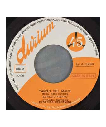 Tango Del Mare   Reginella Campagnola [Aurelio Fierro] - Vinyl 7", 45 RPM