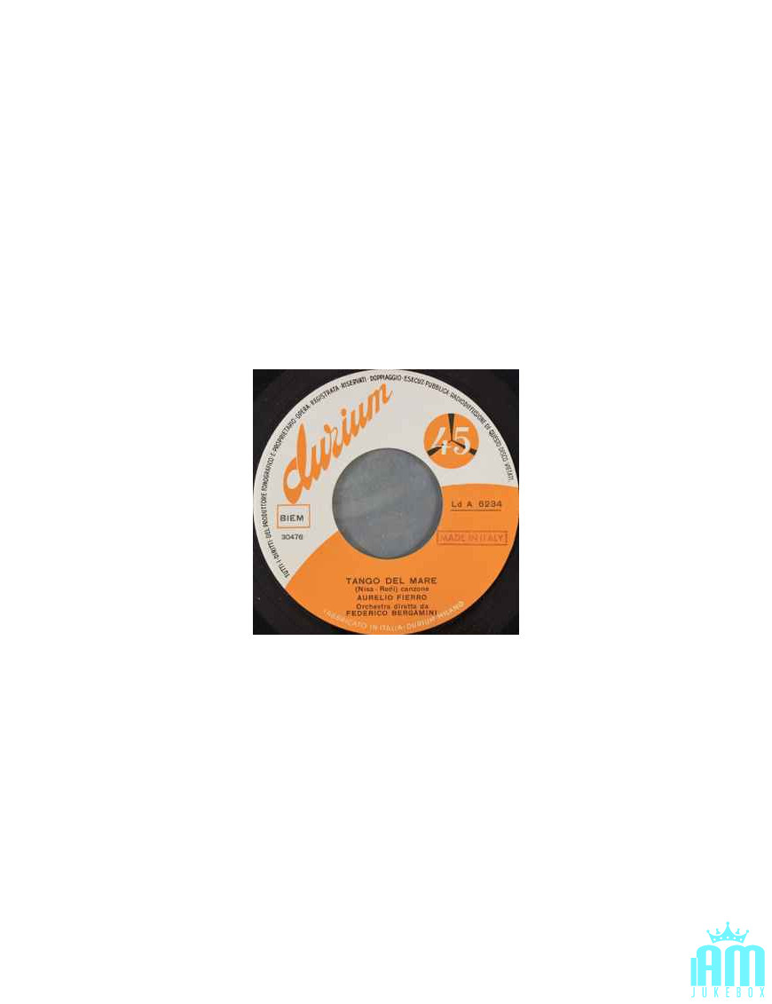 Tango Del Mare Reginella Campagnola [Aurelio Fierro] – Vinyl 7", 45 RPM [product.brand] 1 - Shop I'm Jukebox 
