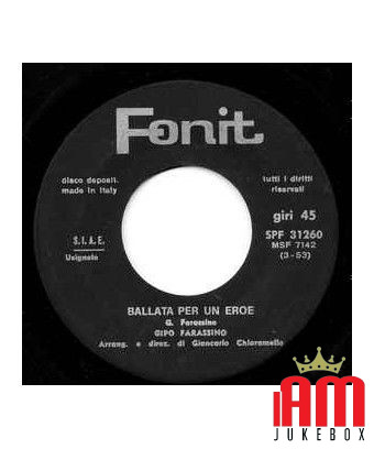 Non Devi Piangere Maria [Gipo Farassino] - Vinyl 7", 45 RPM [product.brand] 1 - Shop I'm Jukebox 