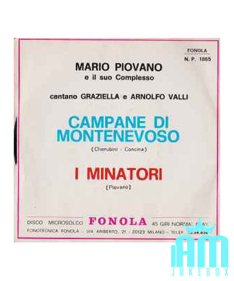 Campane Di Montenevoso [Graziella (3),...] - Vinyl 7", 45 RPM, Réédition [product.brand] 1 - Shop I'm Jukebox 